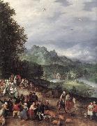 A Flemsh Fair (detail) f BRUEGHEL, Jan the Elder